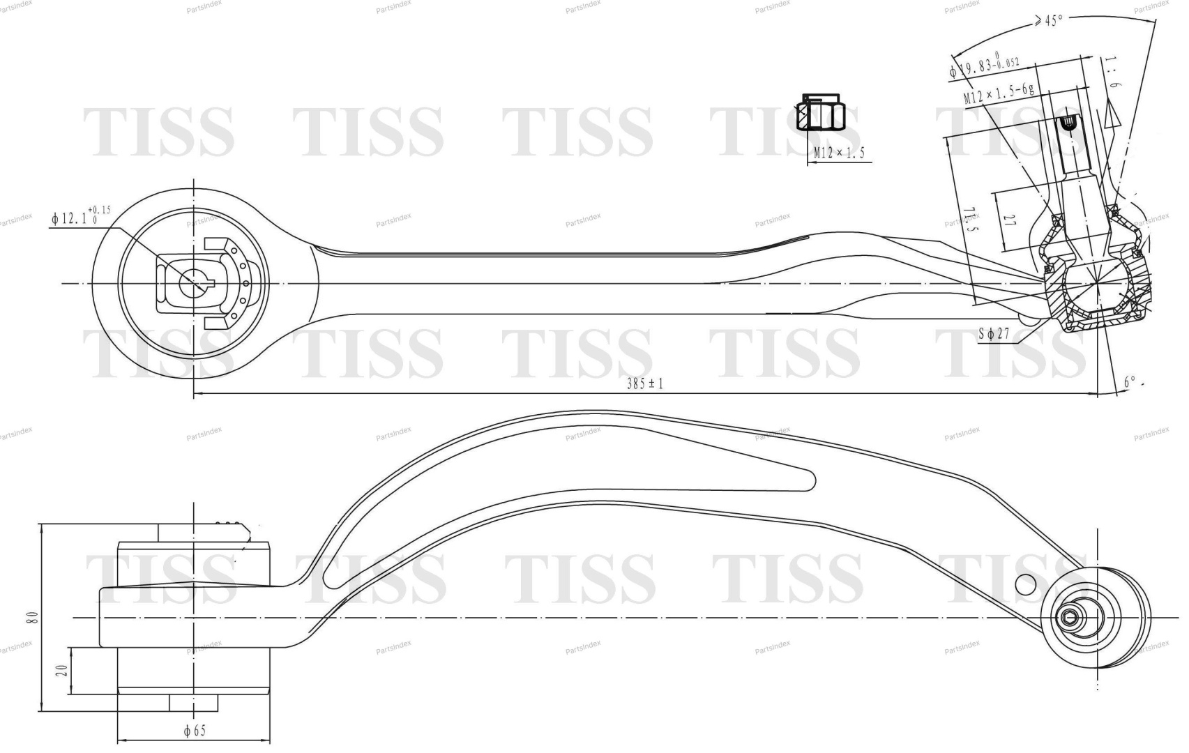 JD Рычаг Подвески JDCP1912R