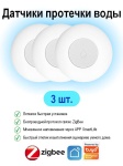 Датчик протечки Tuya QJS-0011, экосистема: Amazon Alexa, Tuya Smart, Google Home, Smart life