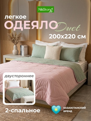 Одеяло NikStory Duet 200x220 всесезонное
