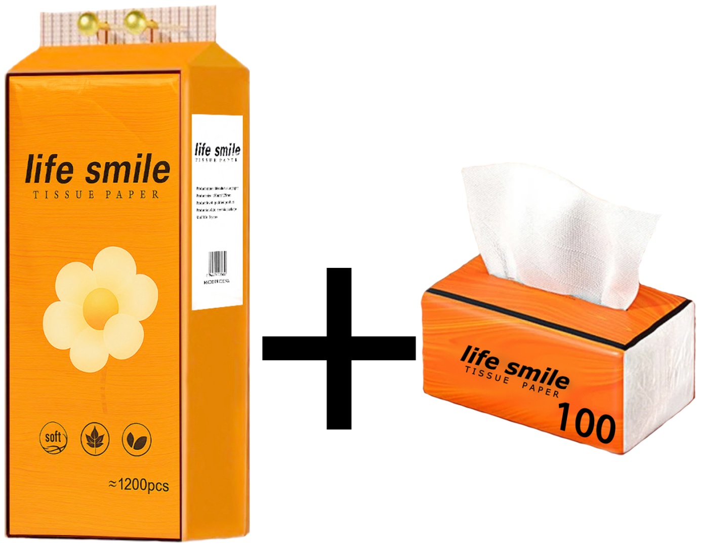 Бумажные салфетки Life smile 836036925 1 шт