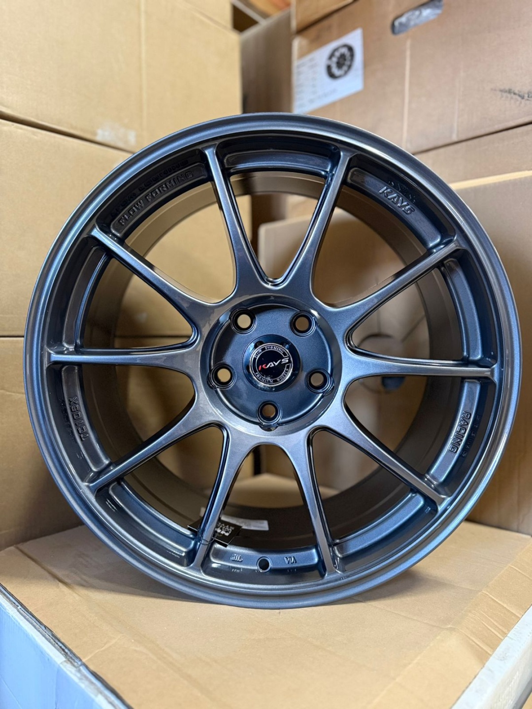 Auher F8758 8.5x18/5x114.3 D73.1 ET35 4 диска серый