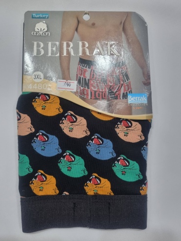 Боксеры Berrak черный, оранжевый