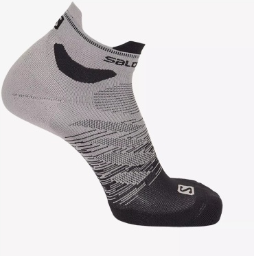Носки Salomon 1 пара черный, серый 45, 46, 47
