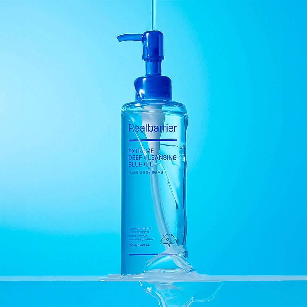 Real Barrier Extreme Deep Cleansing Blue Oil гидрофильное масло 200 мл