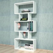 Стеллаж напольный , 60x24x145.6 см, белый