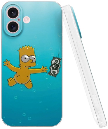 Чехол Mcover для Apple iPhone 16 рисунок