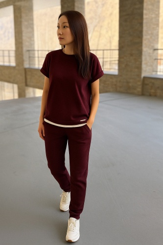 Костюм Omoni design бордовый