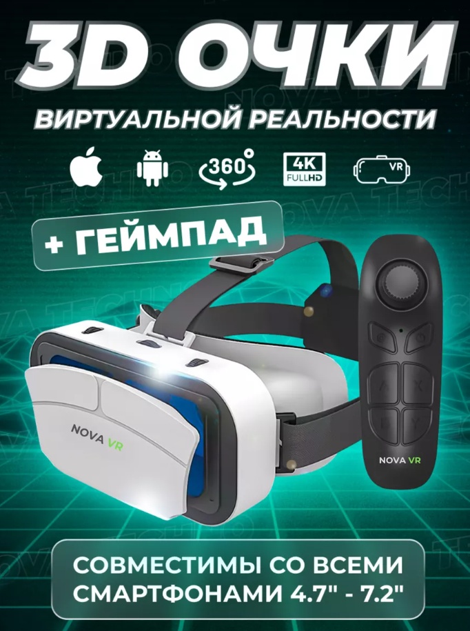 Очки виртуальной реальности VR SHINECON Nova VR