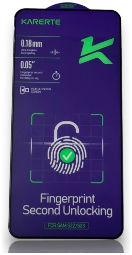 Стекло для Samsung Galaxy S23+ черный