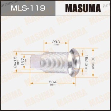 Masuma Футорка Колесная MLS119