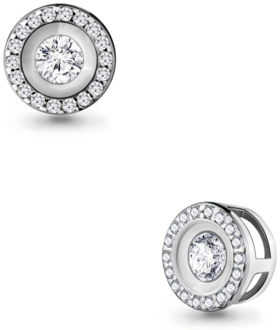 Подвеска AQUAMARINE 24280A вес 0.59 г серебро, фианит