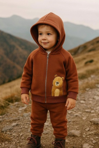 Комплект WOWO KIDS коричневый