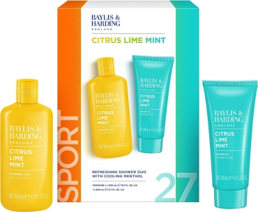 BAYLIS & HARDING Citrus, Lime&Mint Men's Refreshing Shower Duo набор для тела для мужчин