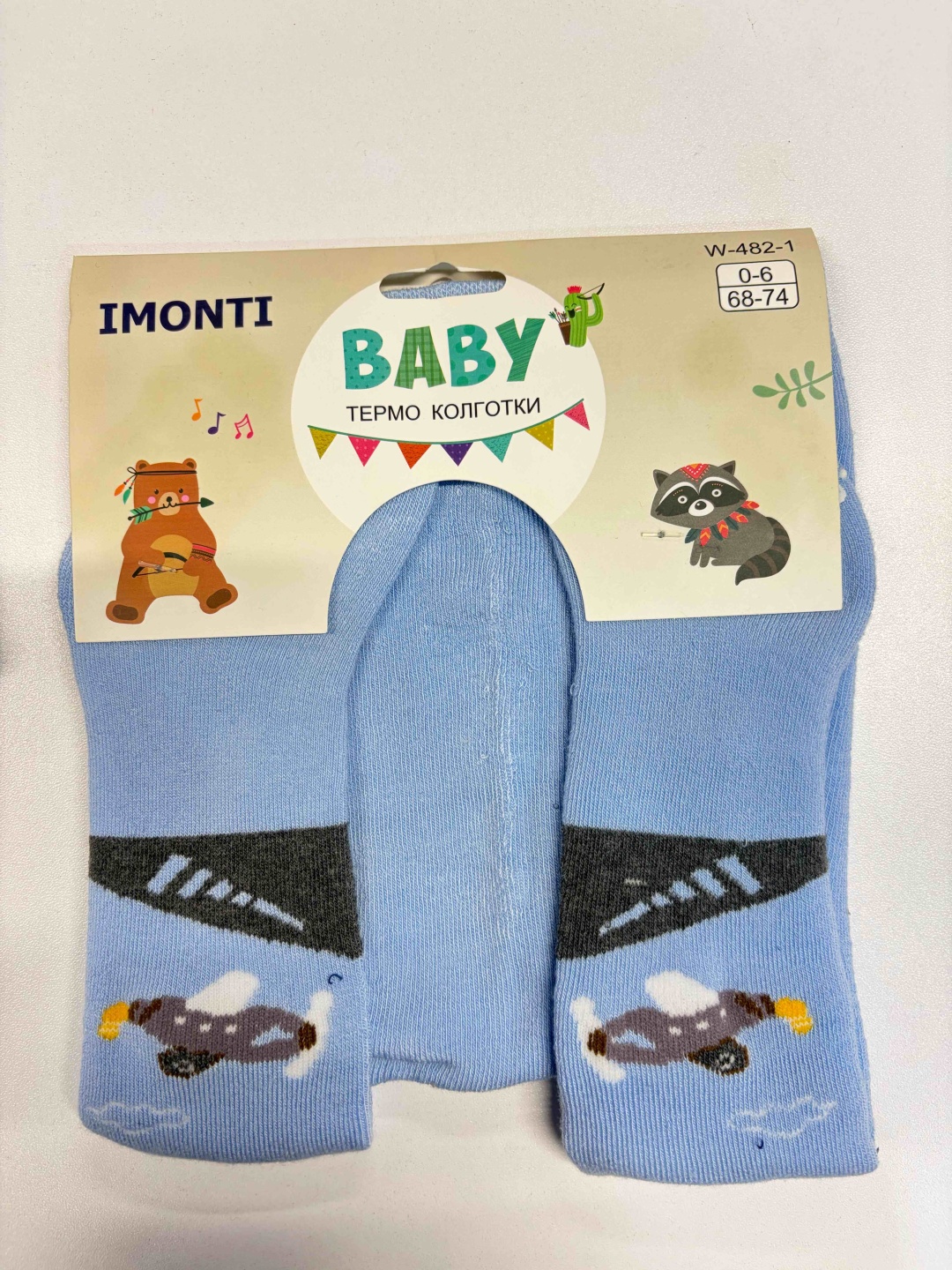 Колготки Imonti голубой