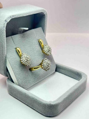 NUR_GOLD 305 вес 10.14 г золото, бриллиант