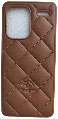 Чехол Santa Barbara Polo & Racquet Club для Xiaomi Redmi Note 13 Pro+ коричневый