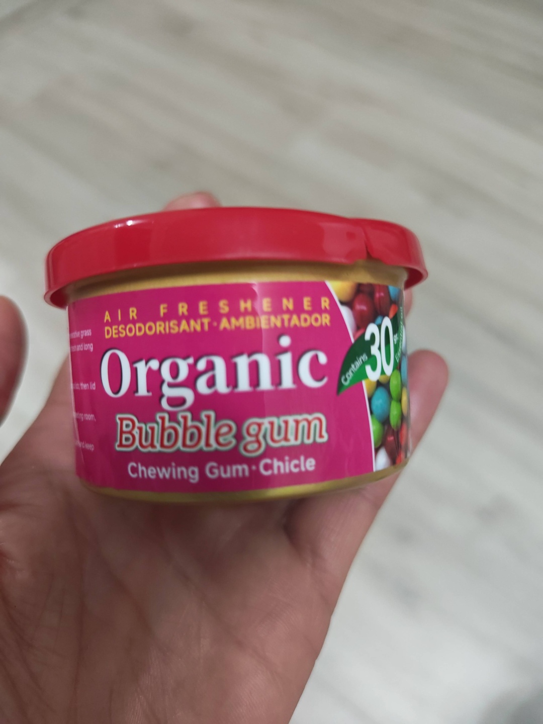 Organic ароматизатор гелевый Без артикула Bubble gum