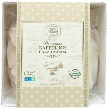 Вареники Домашнее С Любовью с картофелем замороженные 500 г