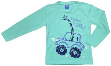 Лонгслив Patika life kids бирюзовый