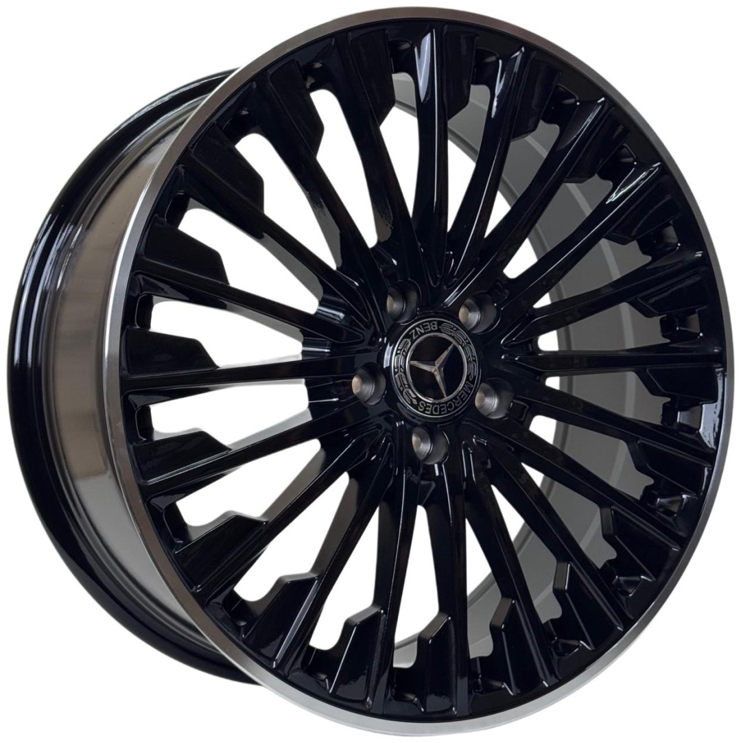 Wheels 3062FDD 8/9x19/5x112 D66.5 ET36.42 4 диска черный, хром