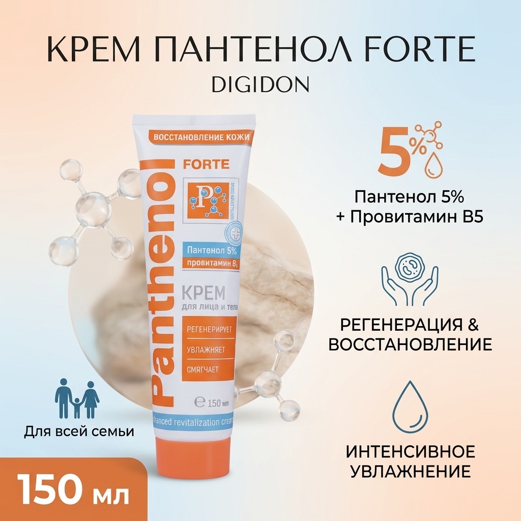Digidon Пантенол Panthenol Forte крем для тела 150 мл