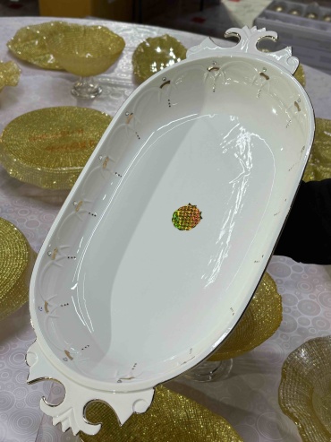 Блюдо Valentina 53х26 см, фарфор, 1 шт