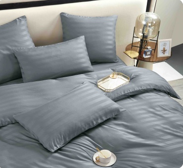 Комплект GOOD SLEEP 885806790 2-спальный страйп-сатин, 4 наволочки: 50x70 см, 70x70 см