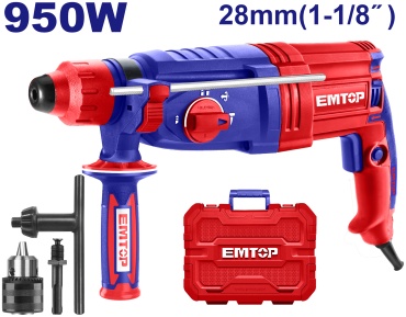 Перфоратор EMTOP ERHRL951 2.5 Дж, SDS-Plus