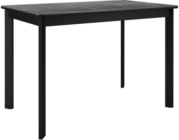 Обеденный стол ДИК DikLine LK110, 110х68x76 см, керамогранит, черный