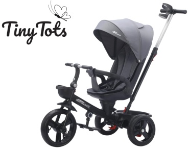 Трёхколёсный велосипед Tiny Tots AD6200A темно-серый
