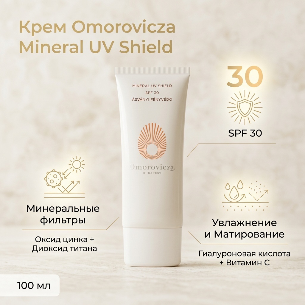 Omorovicza крем Mineral UV Shield для лица 100 мл