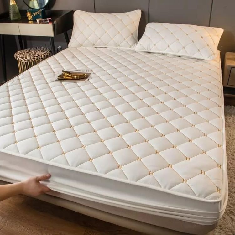 JUMSAK наматрасник на резинке j1 white 180x200, хлопок, мембрана