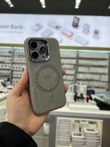 Чехол HDD PRODUCE для Apple iPhone 15 Pro серый