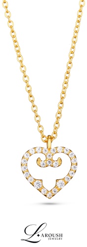 Подвеска Laroush Jewelry M061201-0002-GOLD вес 6.8 г серебро, циркон