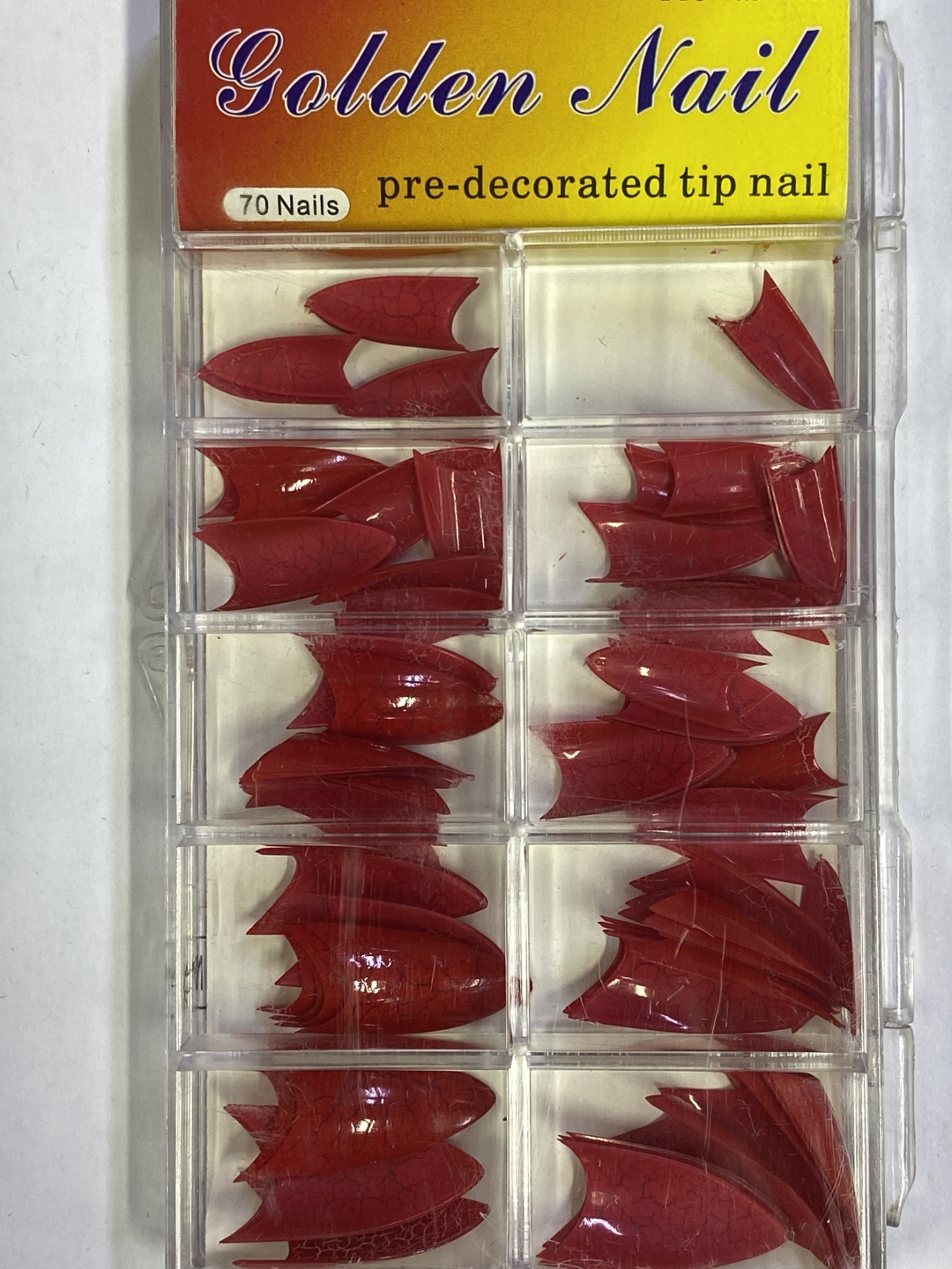 Golden nail типсы средние 70 шт