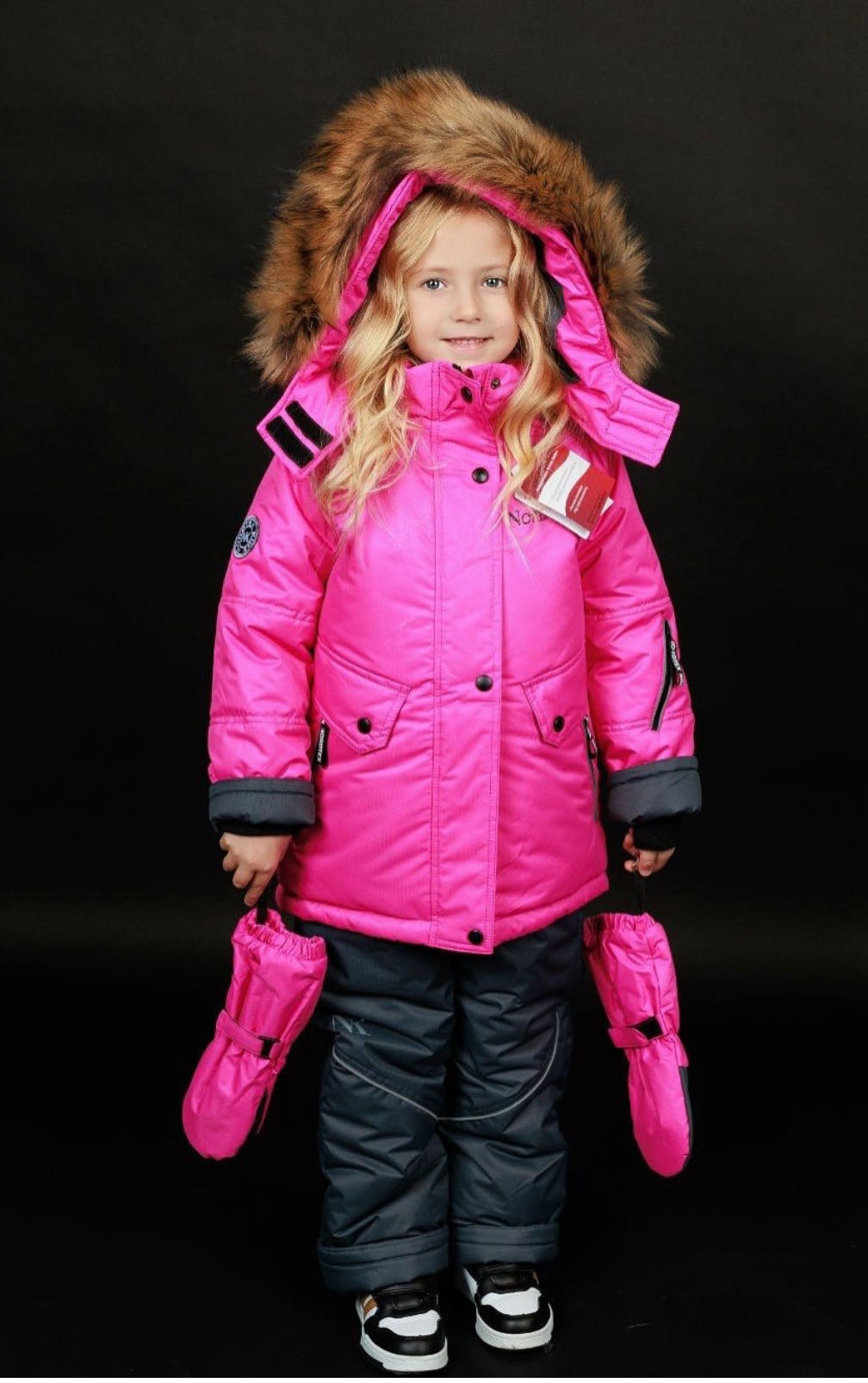 Комплект с комбинезоном NORDTEX KIDS розовый