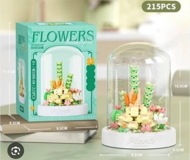 Конструктор LELEBROTHER Flowers 1006-04, деталей 215 шт