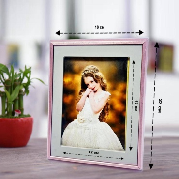 Рамка прямоугольная 12x17 см LOVE, пластик