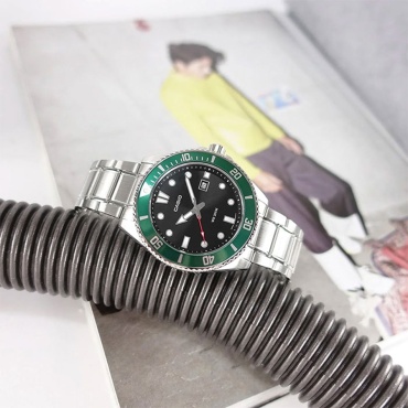 Кварцевые CASIO MDV-107D-3AVDF нержавеющая сталь
