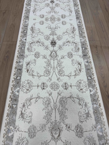 Ковровая дорожка Yusuf Hali короткий ворс, бамбуковый шелк, 100 см x 2.5 м