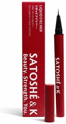 Satoshe & K Liquid eyeliner подводка черный Черный