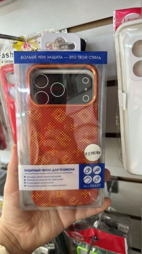 Чехол ALLSMART для Apple iPhone 17 Pro Max оранжевый