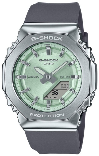 Кварцевые CASIO GM-S2110-3AER сталь, полимер
