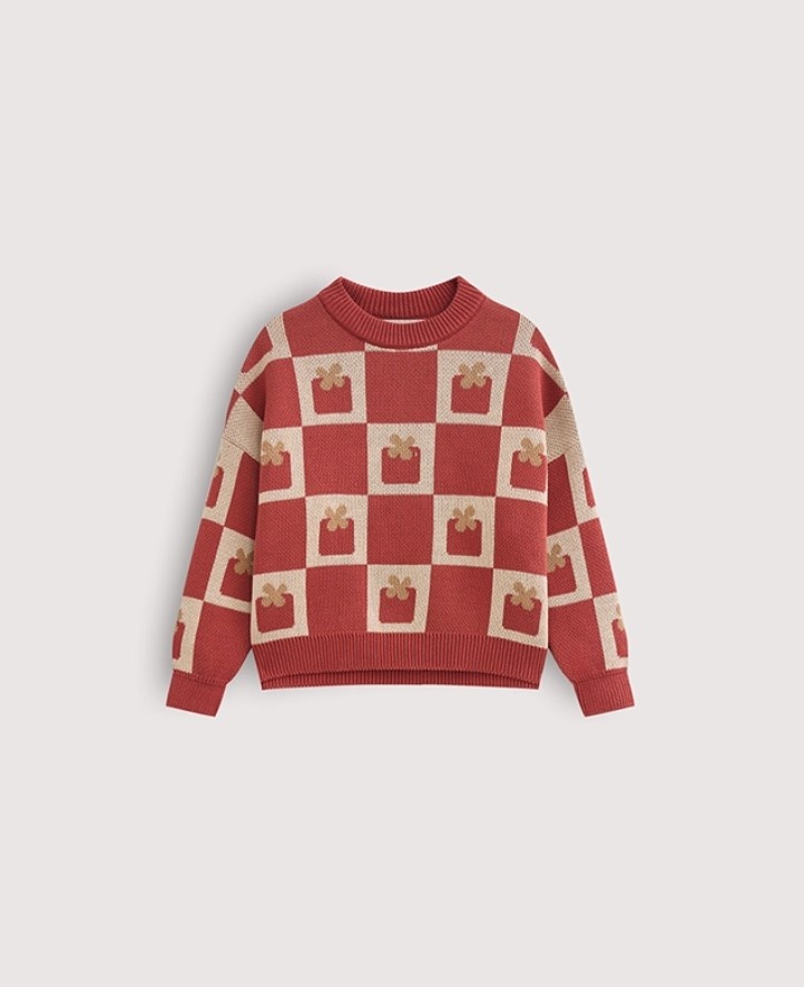 Свитер Loomknits бордовый