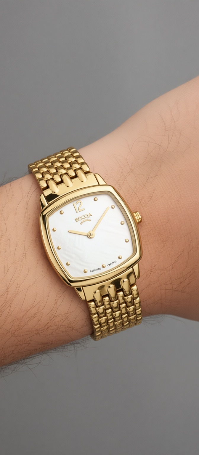 Кварцевые Boccia Titanium 3353-02 титан