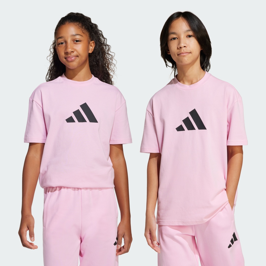 Футболка adidas розовый