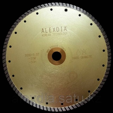 Диск отрезной алмазный 300x25.32х3 мм, Alexdia 299d