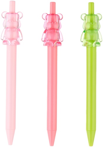 Ручка гелевая Munaby Gummy bear TB-0009 1 шт, 0.7 мм, цвет чернил черный