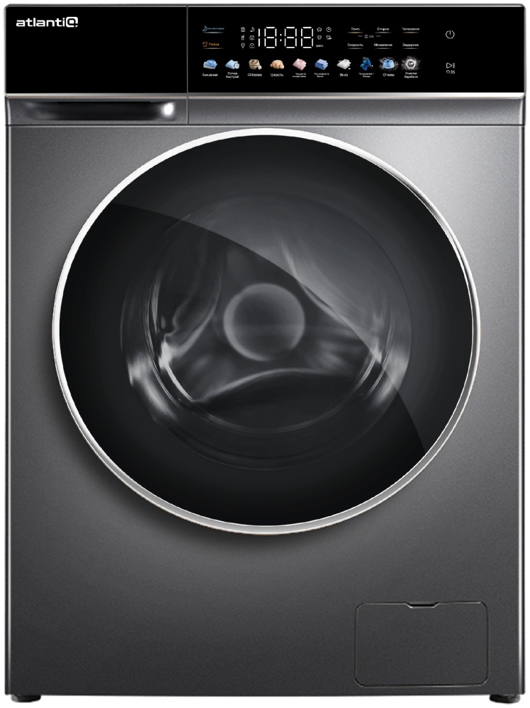 Стиральная машина Atlantiq TGWM 4.10BGR 10 кг темно‑серый Atlantiq купить в Казахстане