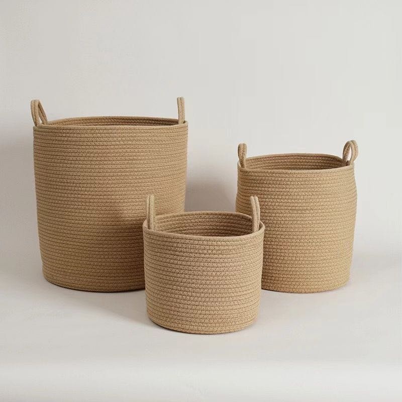 Корзина универсальная 39x35x39 см, текстиль, хлопок